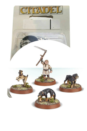 LOTR Farmer Maggot and Hounds