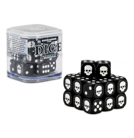 Citadel Dice Cube zestaw 20 kości Czarne