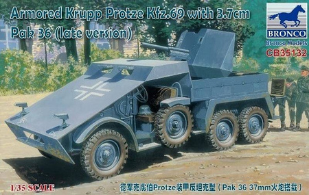 Bronco CB35132 Armored Krupp Protze Kfz.69 