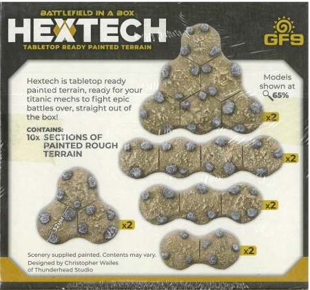 Battlefield in A Box HexTech HEXT17 Rough Terrain / Trudny teren
