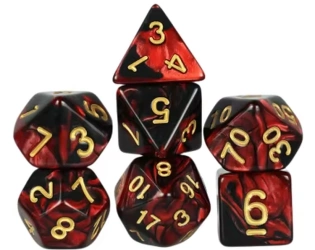 Kości zestaw RPG wzór 645