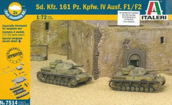 Italeri 7514 Pz. Kpfw. IV Ausf. F1/F2