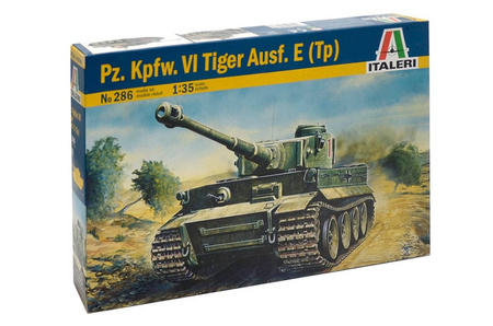 Model plastikowy do sklejenia i pomalowania Italeri 0286 Pz. Kpfw. VI Tiger Ausf. E (Tp)