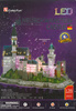 Puzzle 3D 128 el. Zamek Neuschwanstein z podświetleniem LED