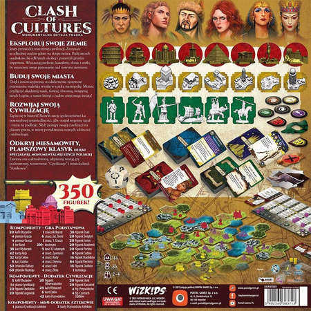 Clash of Cultures Monumentalna Edycja Polska gra planszowa