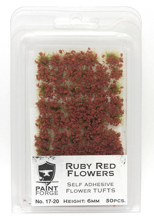 Paint Forge - Flower Tufts 6mm - Ruby Red