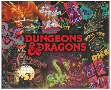 Puzzle 1000 el. Dungeons and Dragons
