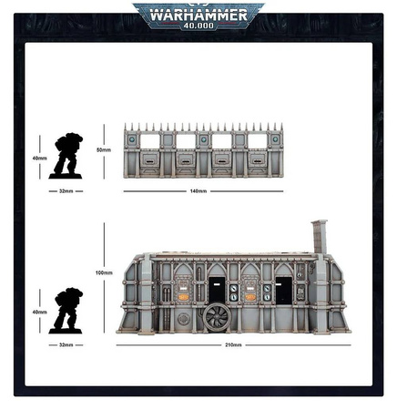 Warhammer 40.000 Battlezone Fronteris STC Hab-Bunker and Stockades