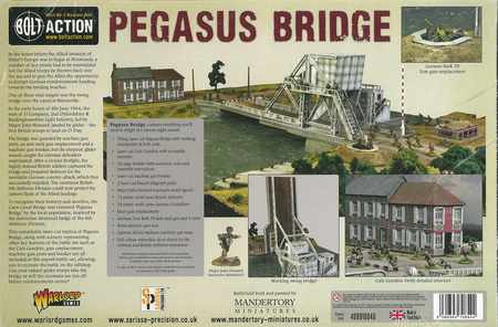 Bolt Acton WWII Pegasus Bridge - zestaw do makiety