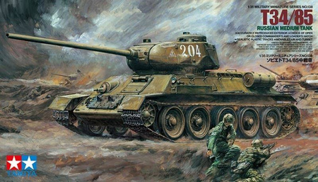 Tamiya 35138 Russian Tank T34/85 