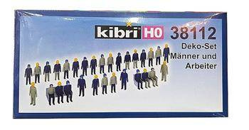 Kibri 38112 Figurki H0 robotnicy