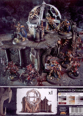 Warhammer Numinous Occulum - elementy makiety