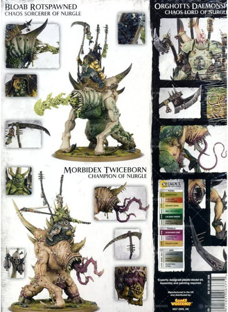 Maggotkin of Nurgle Maggoth Lord / Morbidex Twiceborn / Bloab Rotspawned / Orghotts Daemonspew