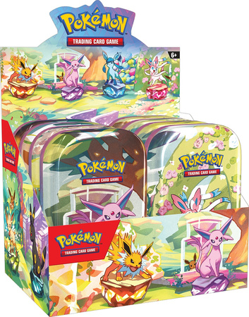 Pokemon TCG Prismatic Evolutions Mini Tin ZESTAW 8 puszek