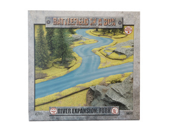 Battlefield in a Box BB512 River Expansion Fork - rzeka rozwidlenie