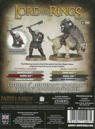 Middle-Earth SBG Gothmog Lieutenant of Sauron