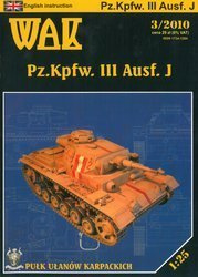 Model kartonowy WAK 3/10 Pz.Kpfw. III Ausf. J