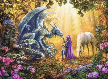 Puzzle 500 Smoki (Ravensburger)
