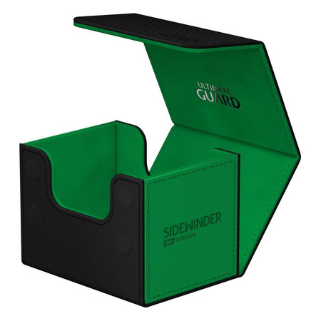 Pudełko na karty Sidewinder 100+ XenoSkin Black/Green Czarno/Zielone (UG)