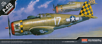 Academy 12492 P-47D Razorback model plastikowy do sklejenia i pomalowania