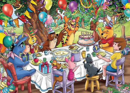 Puzzle 1000 el. Kubuś Puchatek / Winnie The Pooh (Ravensbiurger)