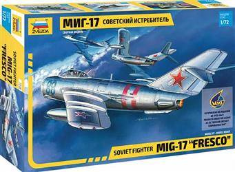 Zvezda 7318 MIG-17 "Fresco" Soviet Fighter