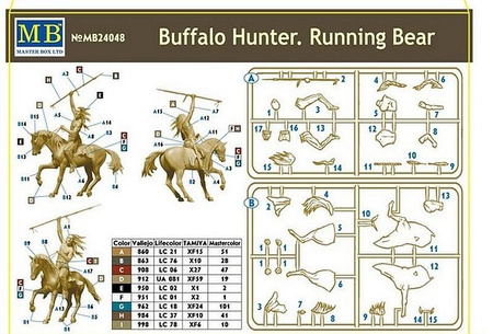Master Box 24048 Running Bear - Buffalo Hunter