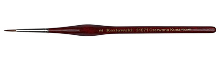 Pędzel Kozłowski 31071 Czerwona Kuna rozmiar 2