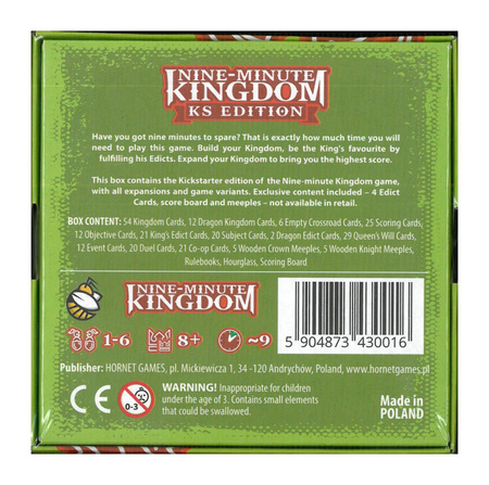 Nine-Minute Kingdom Kickstarter Edition wersja PL