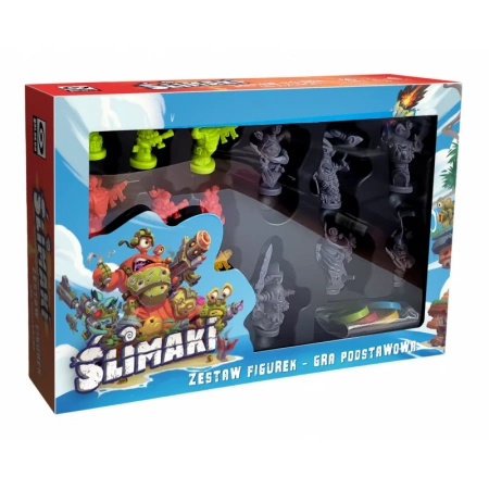Ślimaki Zestaw Figurek Gra Podstawowa