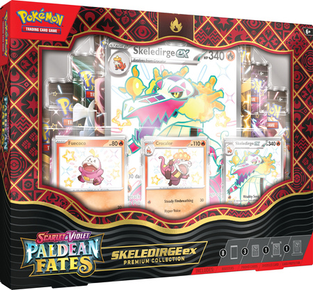 Pokemon TCG Paldean Fates Premium Collection Skeledirge Ex