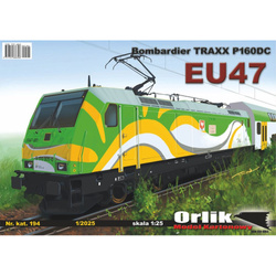 Orlik 194 EU47 Bombardier TRAXX P160DC model kartonowy do sklejenia