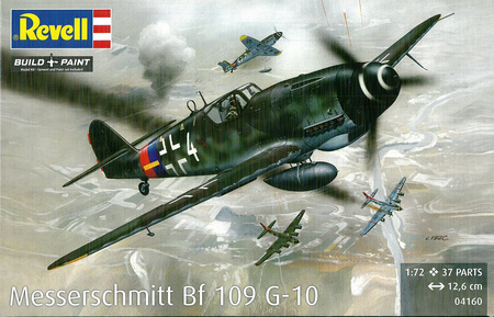 Revell 04160 Messerschmitt BF 109 G-10 model plastikowy do sklejenia i pomalowania
