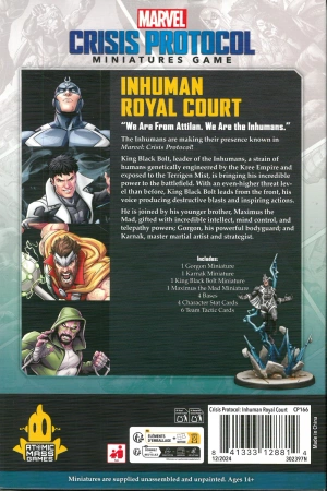 Marvel Crisis Protocol CP166  Inhuman Royal Court Character Pack
