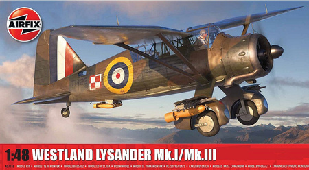 Airfix A07116 Westland Lysander Mk.I/Mk.III model plastikowy do sklejenia i pomalowania