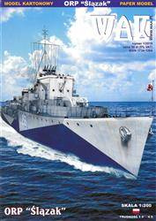 WAK 1/19  Niszczyciel ORP Ślązak
