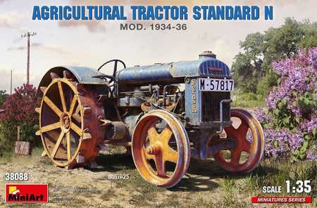 Mini Art 38088 Agricultural Tractor Standard N Mod. 1934-36 model plastikowy do sklejenia i pomalowania