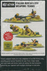 Bolt Action WWII Italian Bersaglieri Weapons Teams + 3 kości rozkazów