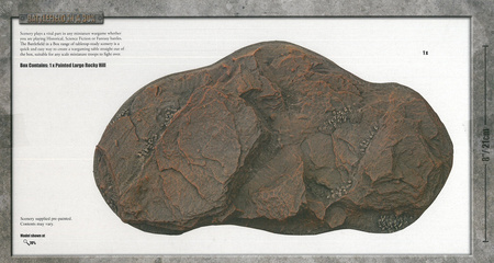 Battlefield in a Box BB610 Large Rocky Hill Mars