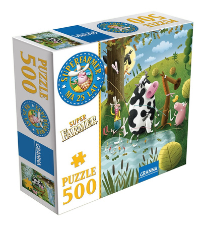 Puzzle 500 Super Farmer 25 lat (Granna)