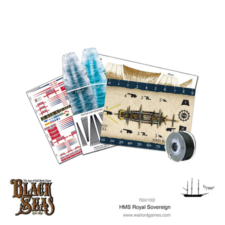 Black Seas HMS Sovereign - okręt 1:700