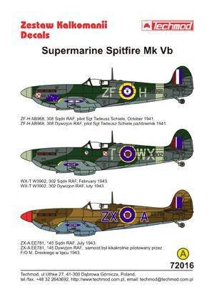 Techmod 72016 Spitfire MK. Vb