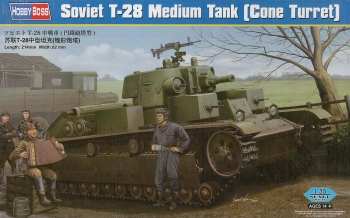Hobby Boss 83855 Soviet T-28 Medium Tank