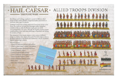 Hail Caesar Epic Battles Allied Troops Division