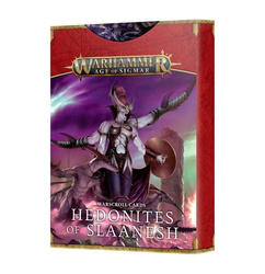 Hedonites of Slaanesh Warscroll Cards - karty