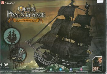 Puzzle 3D 328 el. Żaglowiec Zemsta Królowej Anny