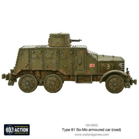 Bolt Action Japanese Type 91 So-Mo Armoured Car (Road)