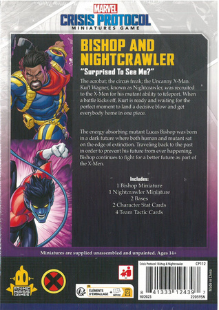 Marvel Crisis Protocol X-Men Bishop & Nightcrawler