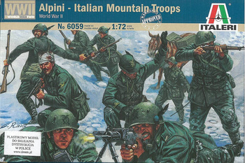 Italeri 6059 Alpini - Italian Mountain Troops zestaw plastikowy do sklejenia i pomalowania