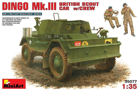 Mini Art 35077 Dingo Mk.III British Scout Car 